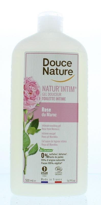 Douce Nature Natur intim intieme wasgel rose bio 500ml