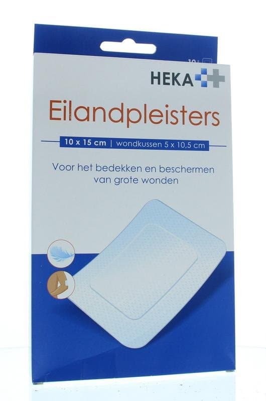 Hekaplast Eilandpleister 10 x 15cm steriel 10st