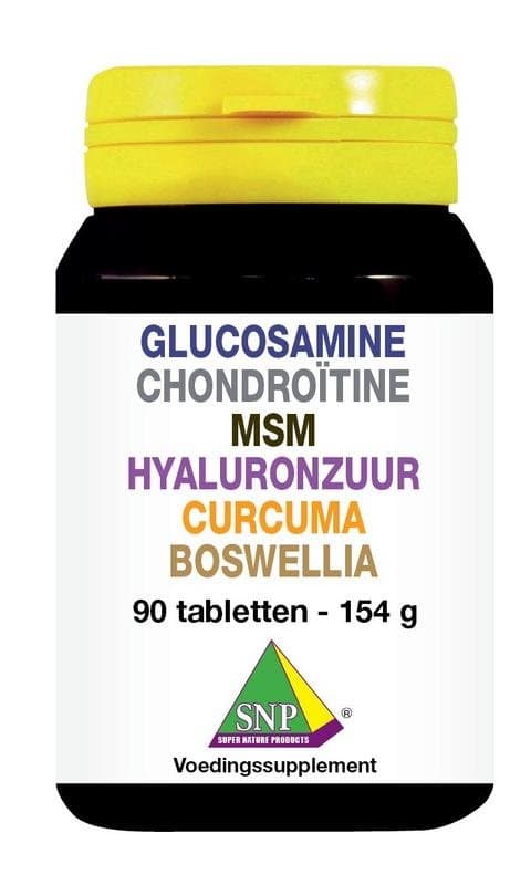 SNP Glucosamine chondro MSM hyaluron curcum boswellia 90tb