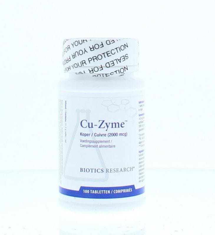 Biotics CU-Zyme 2mg 100tb