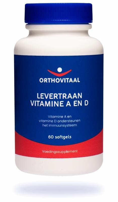 Orthovitaal Levertraan Vitamine A en D 60sft