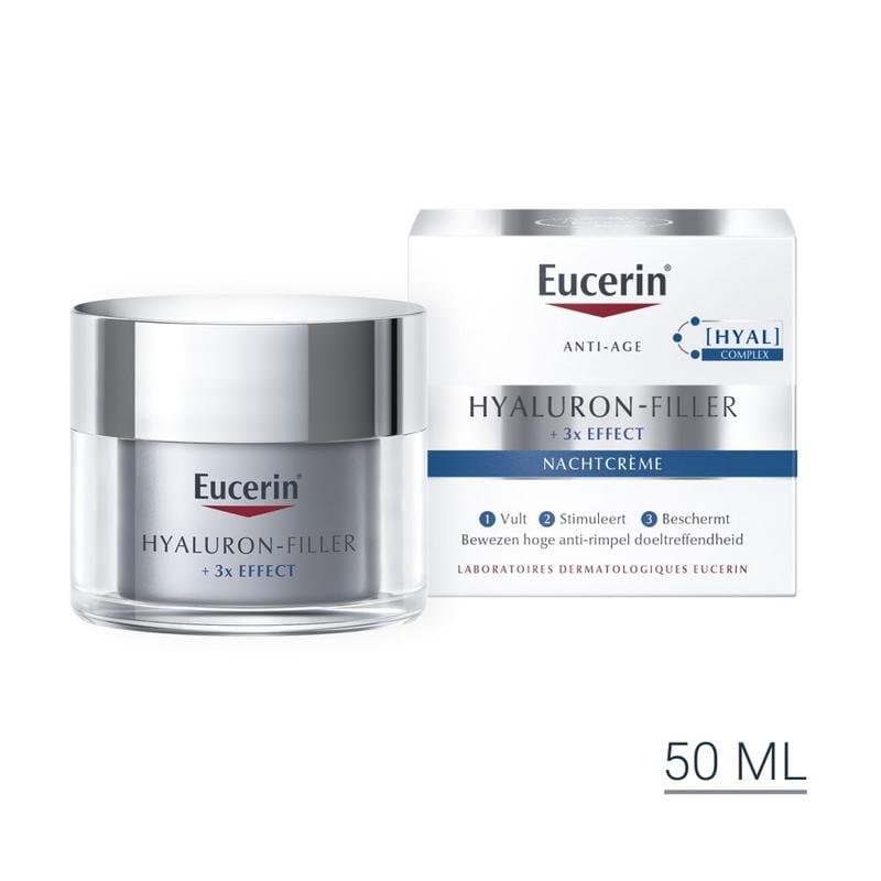 Eucerin Hyaluron-filler + 3x effect nachtcreme 50ml