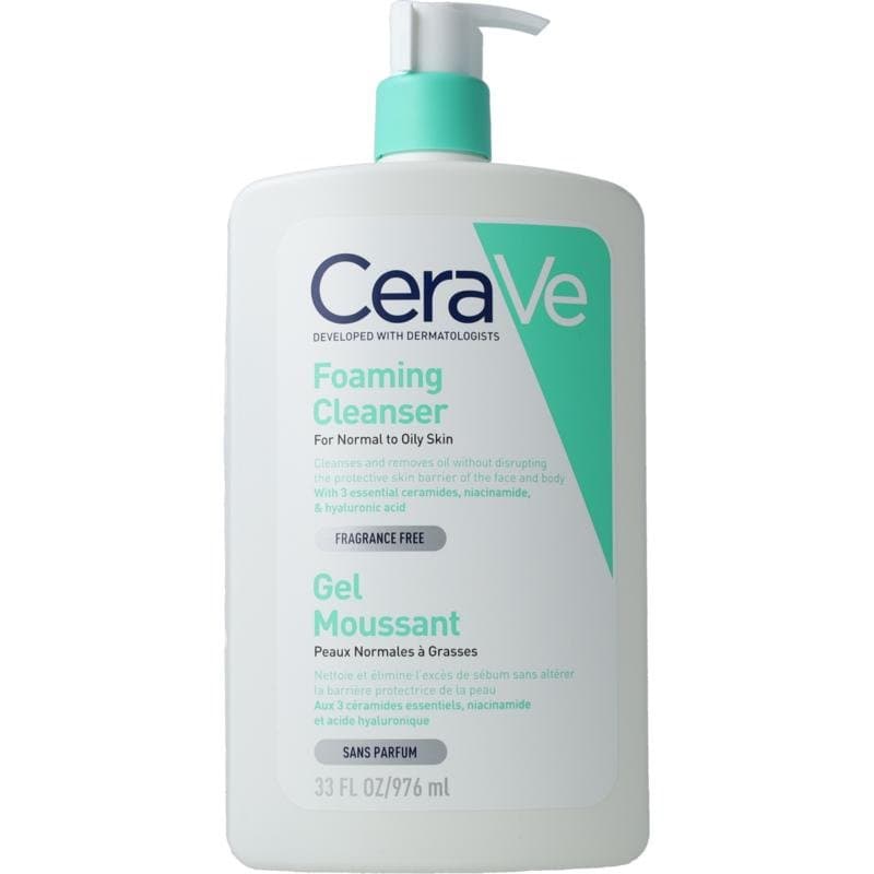 Cerave Reiniger schuimend 1000ml