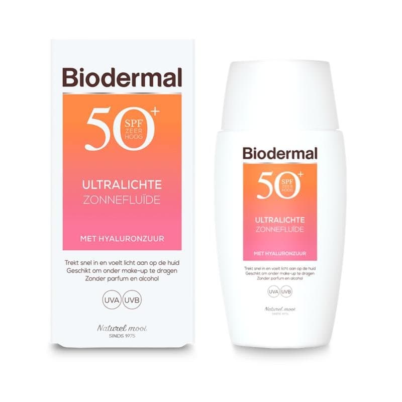 Biodermal Ultralichte Zonnefluide SPF50+ 40ml
