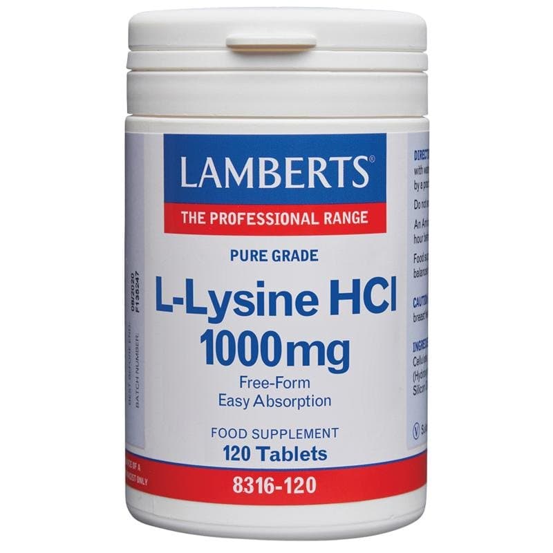 Lamberts L-Lysine 1000mg 120tb