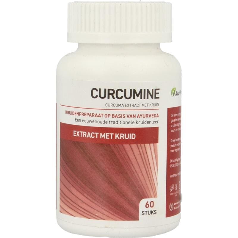 Ayurveda Health Curcumine extract met kruid 60tb