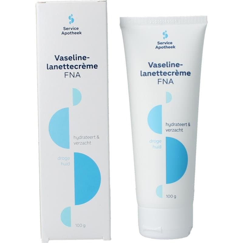Service Apotheek Vaseline lanette creme FNA doosje en bijsluiter 100g