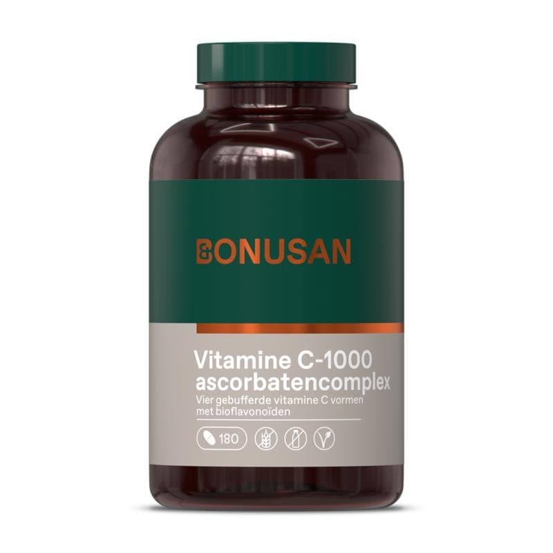 Bonusan Vitamine C 1000 ascorbaten complex 180tb