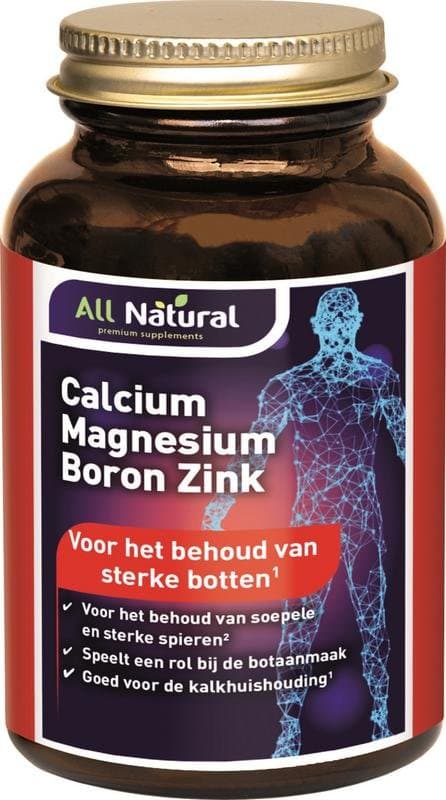All Natural Calcium magnesium boron zink 90tb