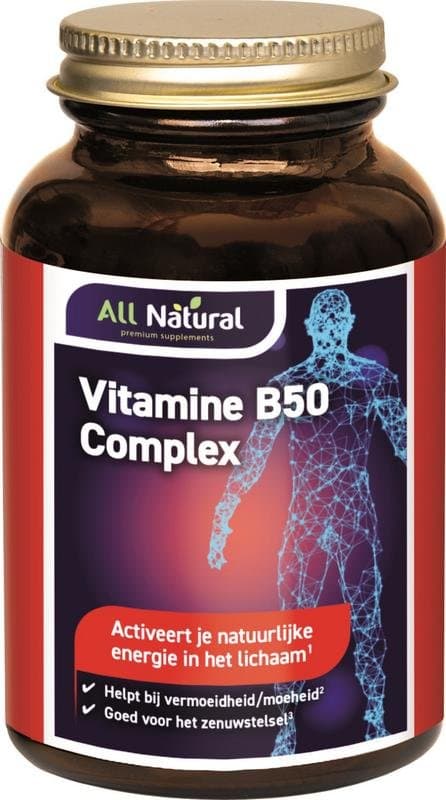 All Natural Vitamine B50 complex 60ca