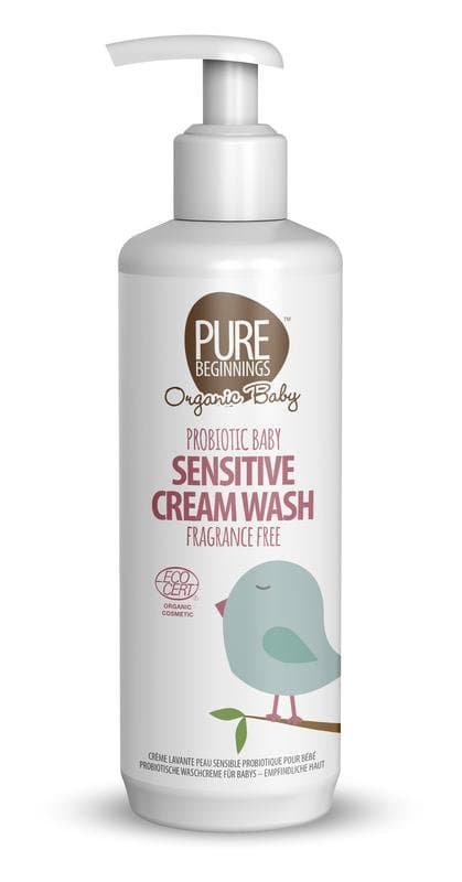 Pure Beginnings Probiotic baby sensitive cream wash 250ml