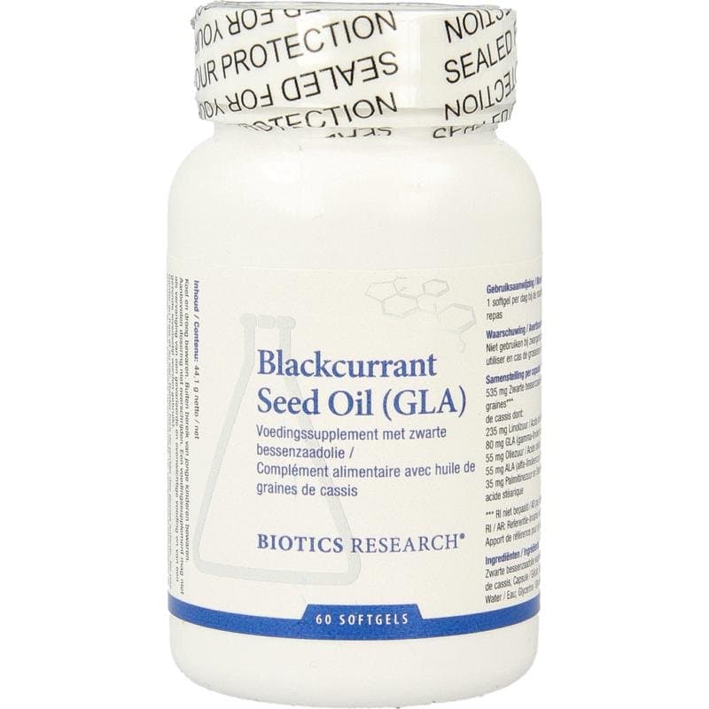 Biotics Zwarte bessenzaad olie 60ca