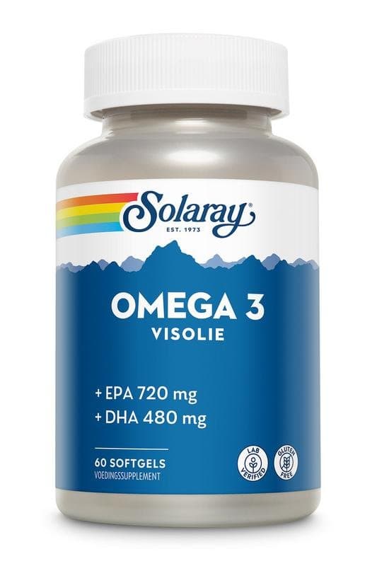 Solaray Omega 3 visolie 60sft
