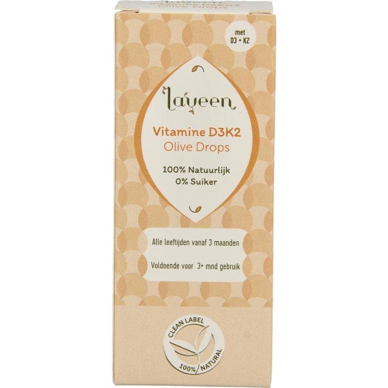 Laveen Olive drops vitamine D3 K2 30ml