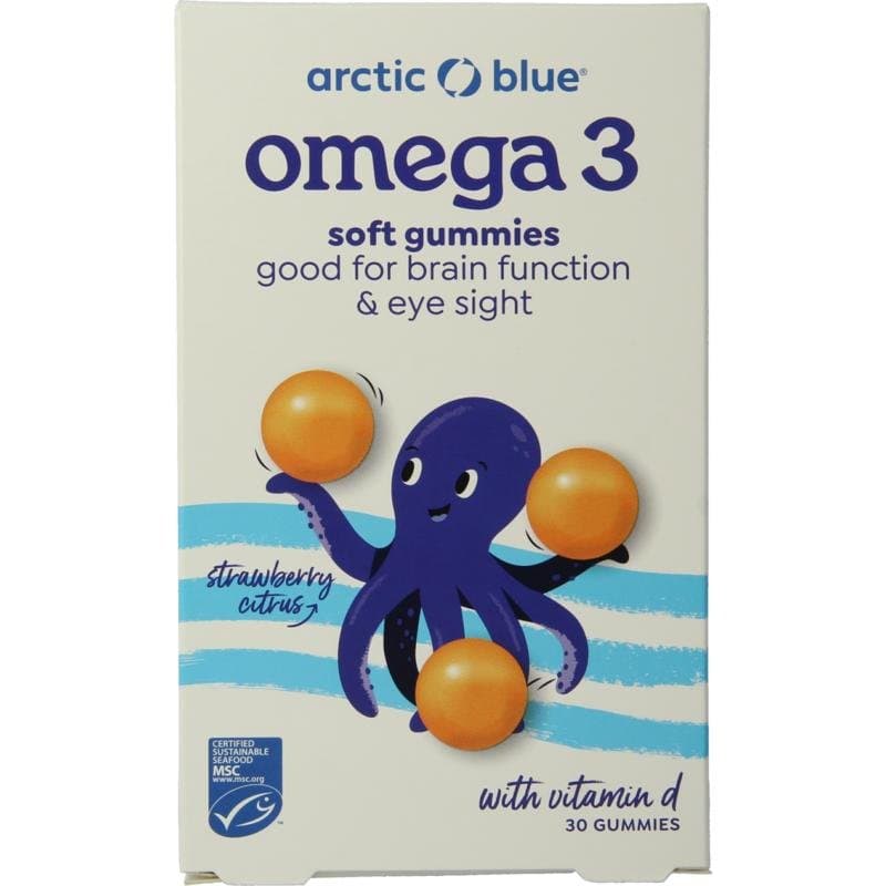 Arctic Blue Omega 3 gummies DHA, EPA en vitamine D 30st