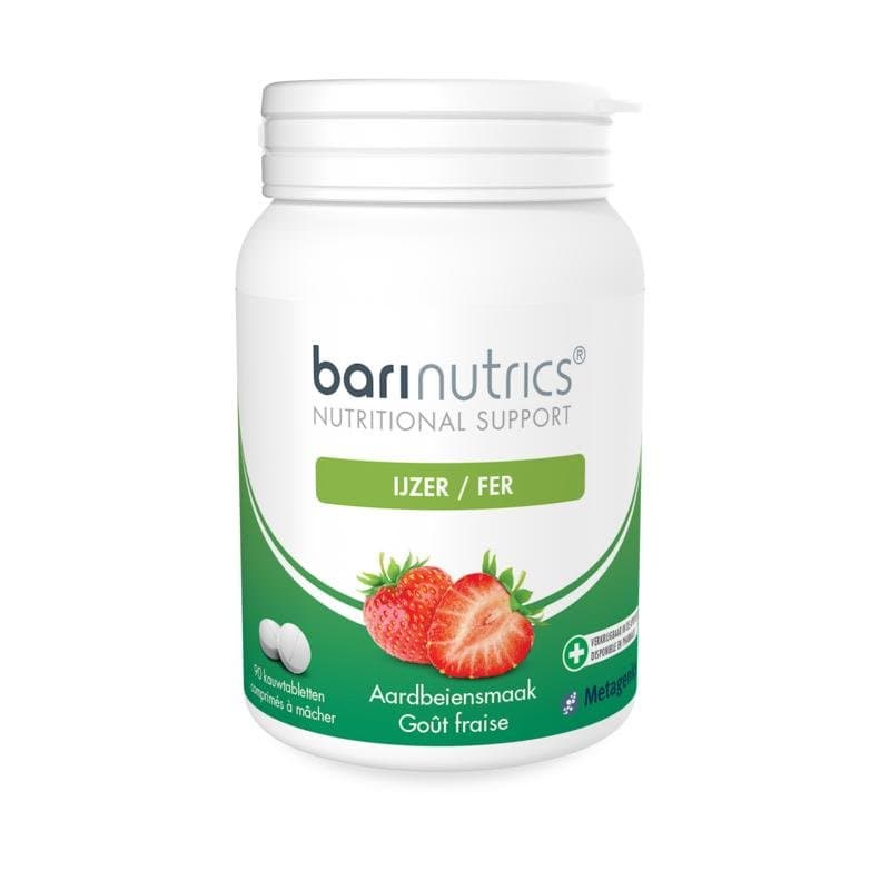Barinutrics IJzer aardbei 90tb