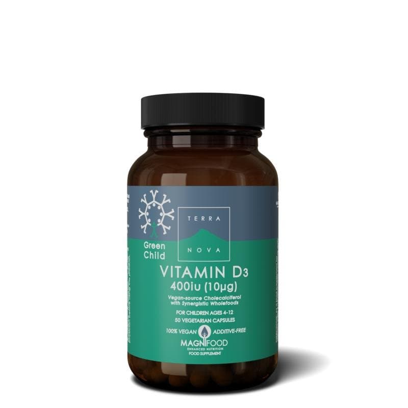Terranova Green child vitamine D3 400IU 50vc