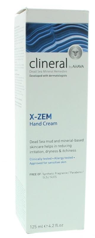 Ahava Clineral x-zem hand cream 125ml