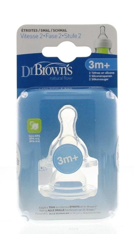 Dr Brown's Speen standaard hals fles fase 2 2st