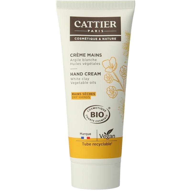 Cattier Handcreme witte klei 75ml