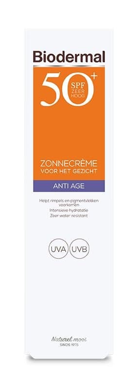 Biodermal Anti age creme gezicht SPF50+ 40ml