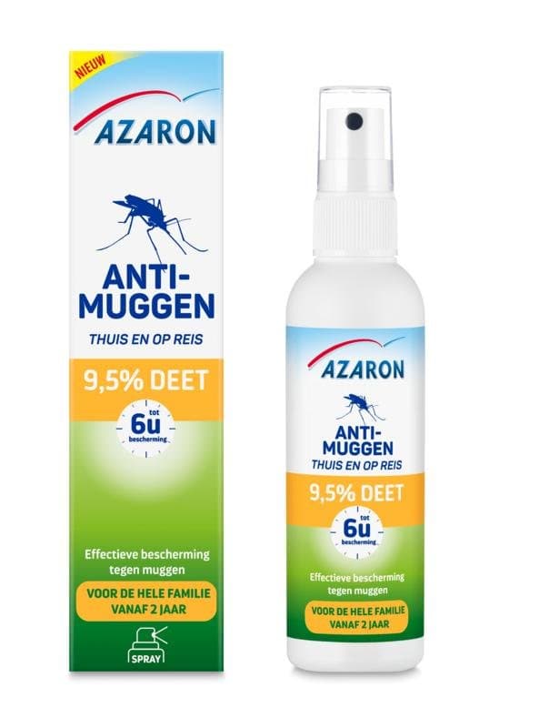 Azaron Anti muggen 9.5% deet spray 100ml