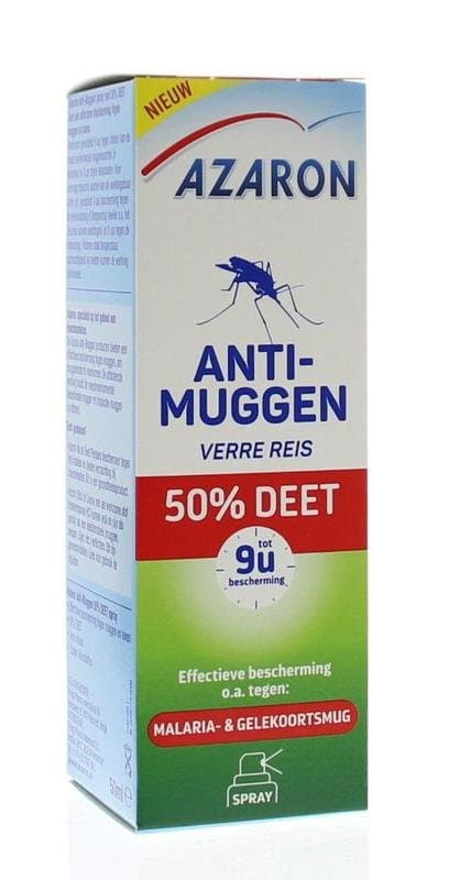 Azaron Anti muggen 50% deet spray 50ml