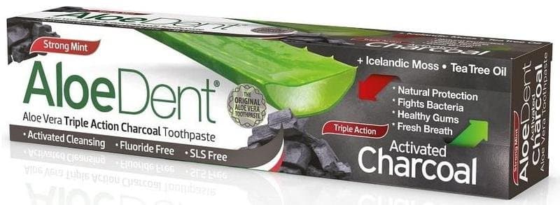 Aloe Dent Tandpasta charcoal 100ml