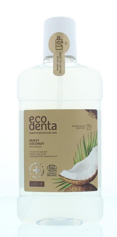 Ecodenta Mondwater munt kokos 500ml