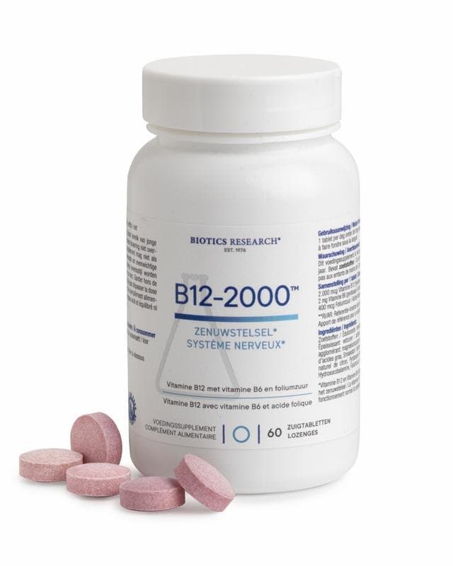 Biotics Vitamin B12 2000mcg 60zt