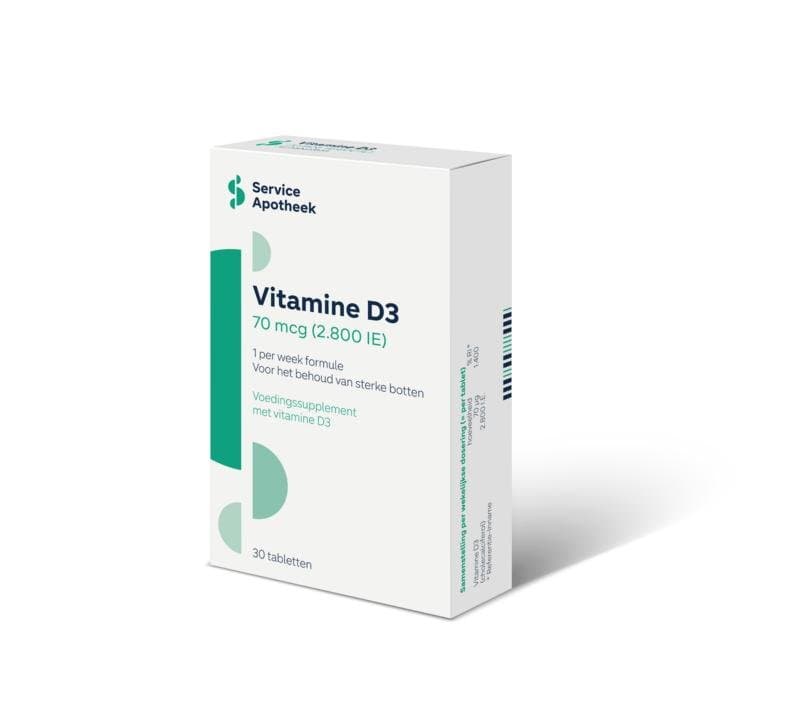 Service Apotheek Vitamine D3 70mcg 30tb