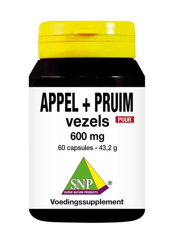 SNP Appel pruim vezels 600 mg puur 60vc