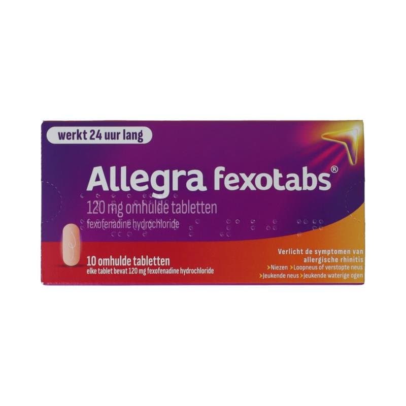 Allegra Fexotabs hooikoortstabletten 10tb
