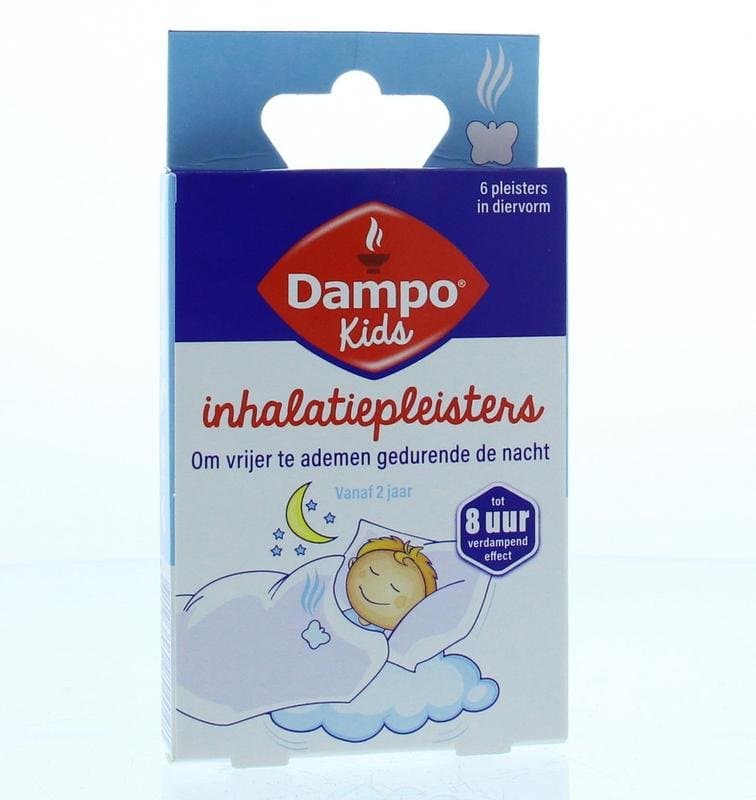 Dampo Kids inhalatiepleister diervormig 6st