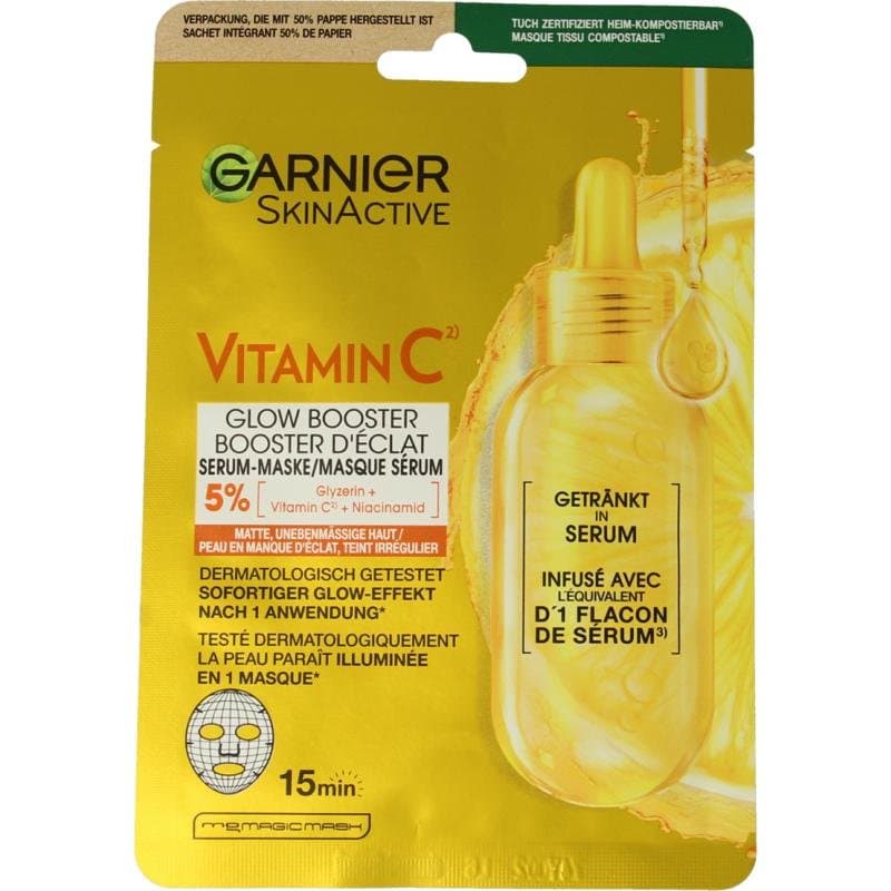 Garnier SkinActive vitamine C sheet mask 28g