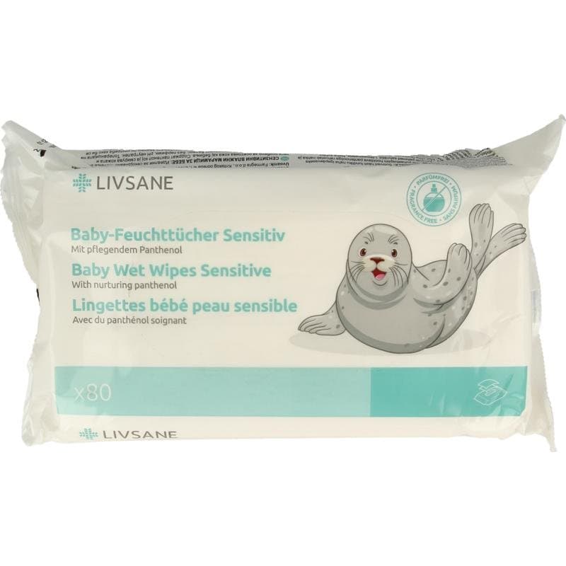 Livsane Babydoekjes sensitive 80st