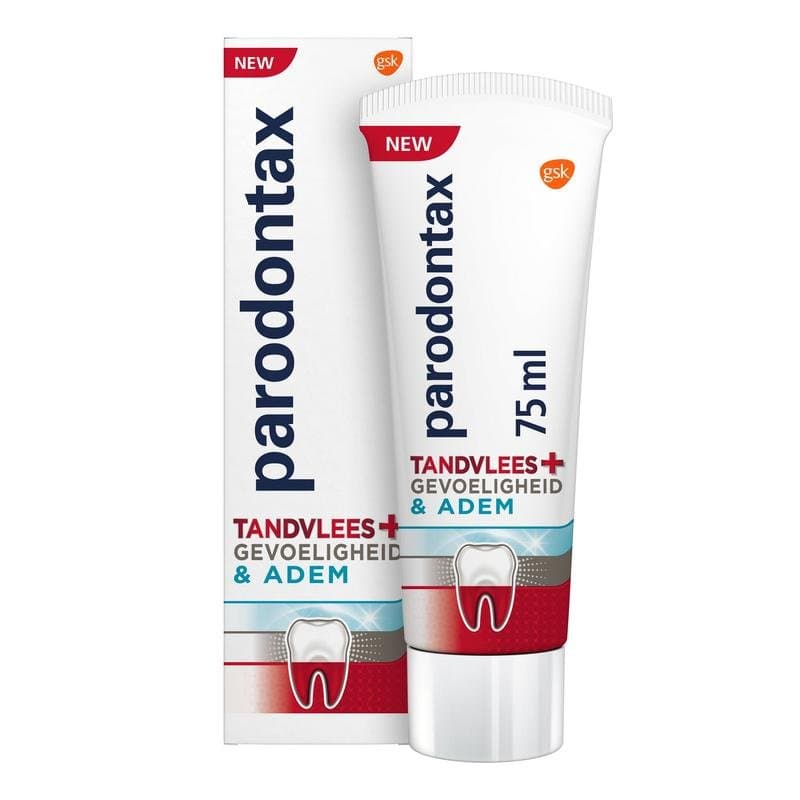 Parodontax Tandpasta tandvlees + gevoeligheid & adem 75ml