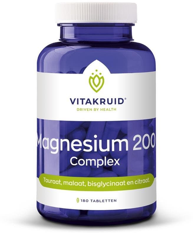Vitakruid Magnesium 200 complex 180tb