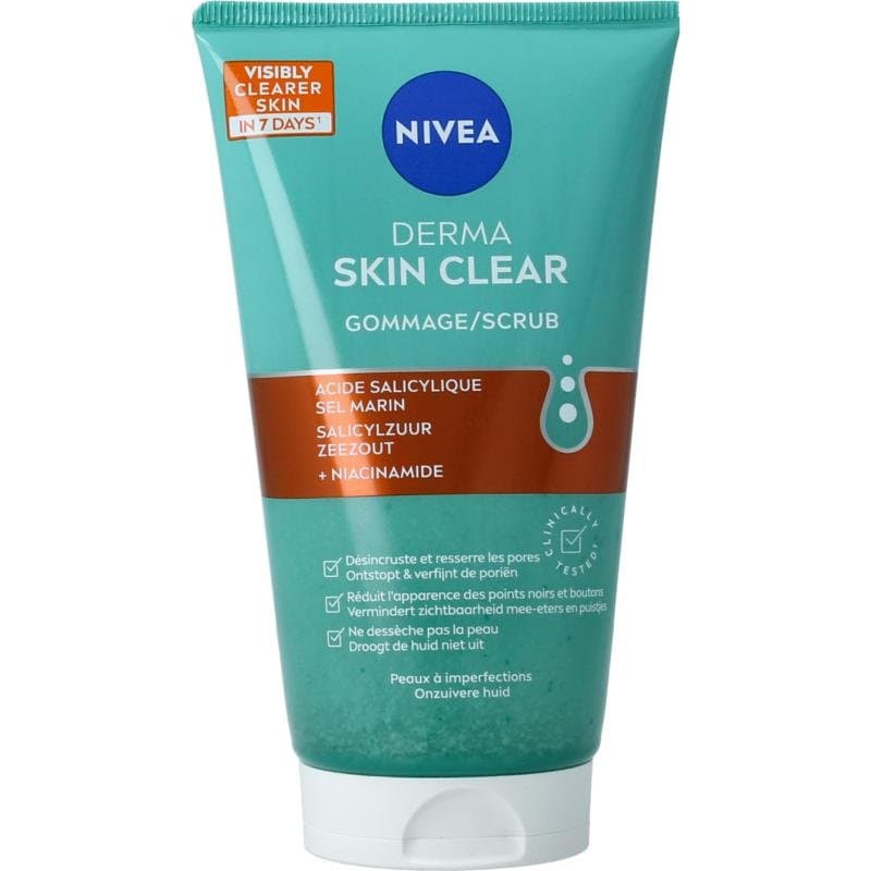 Nivea Derma skin clear scrub 150ml