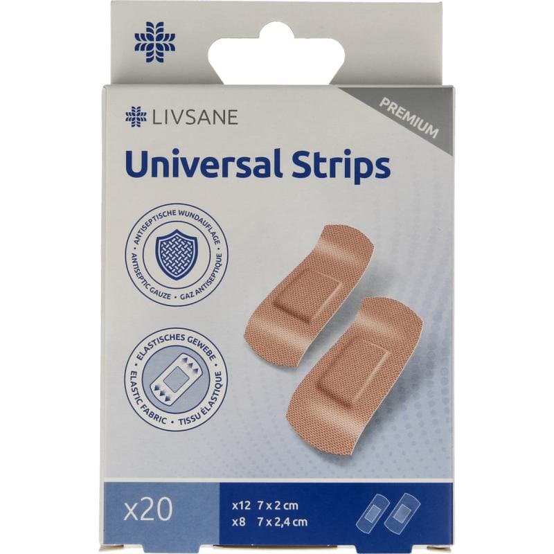 Livsane Pleisterstrips universeel 20st