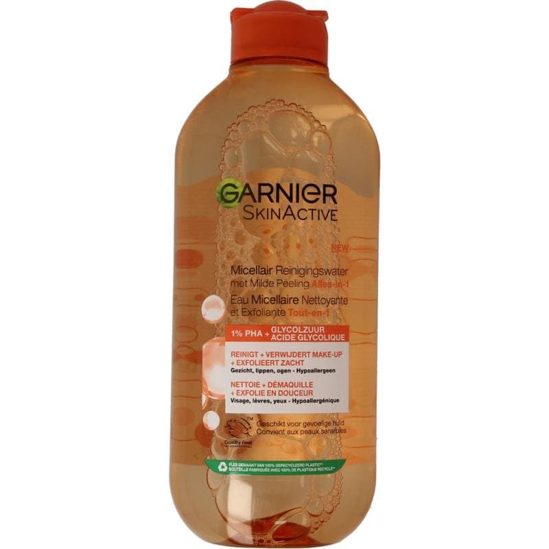 Garnier SkinActive micellair reinigingswater milde peeling 400ml