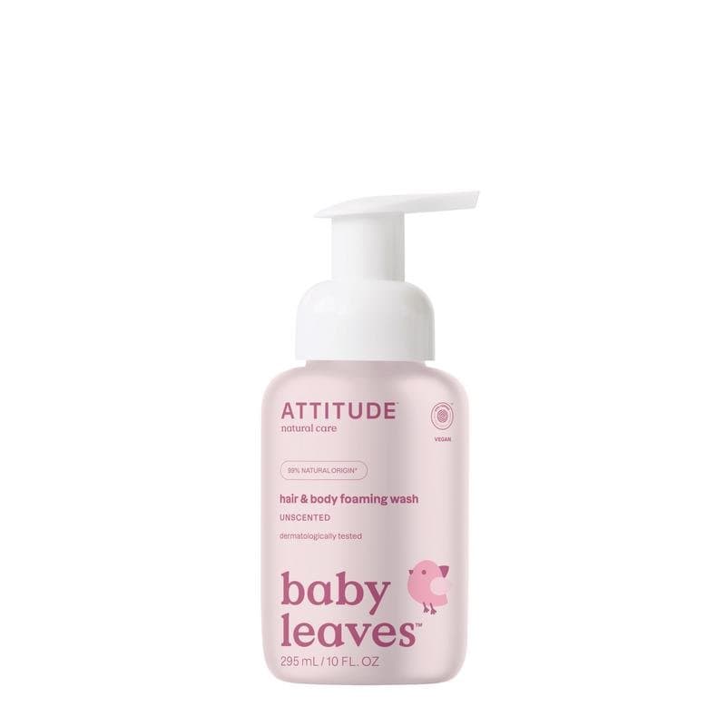 Attitude Baby leaves 2-in-1 hair & bodywash foaming parfumv 295ml