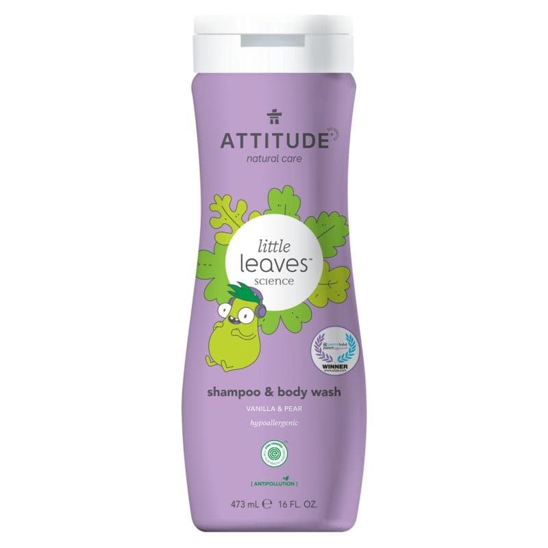 Attitude Shampoo 2 in 1 little leaves vanille peer 473ml