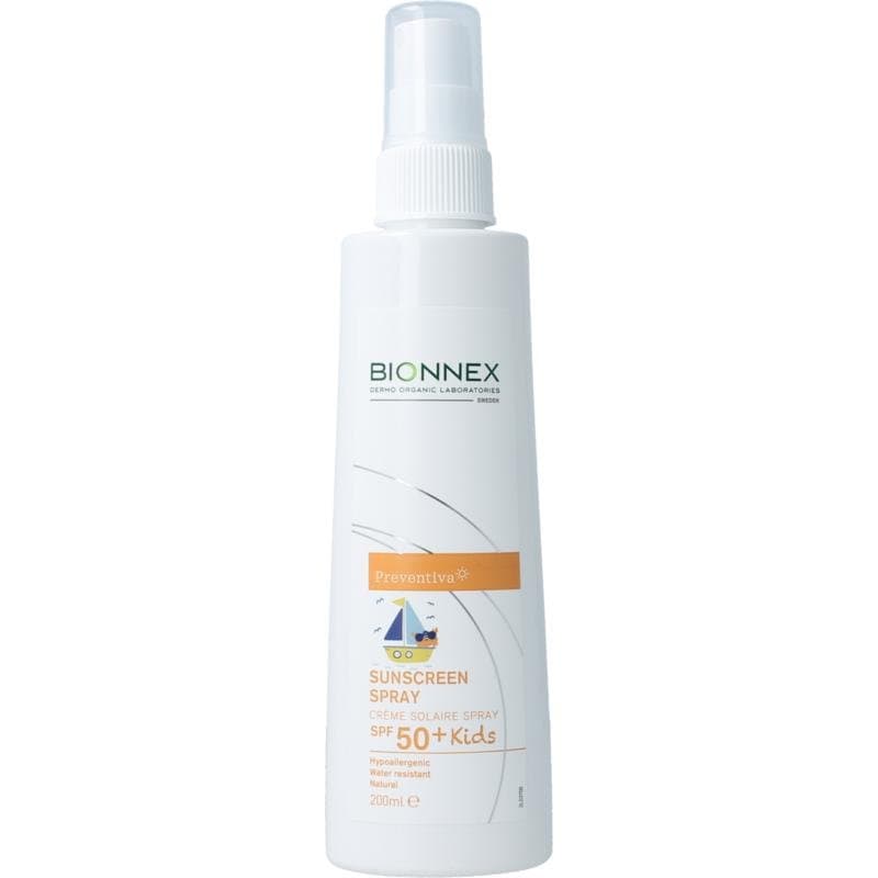 Bionnex Preventiva sunscreen cream spray kids SPF50+ 200ml