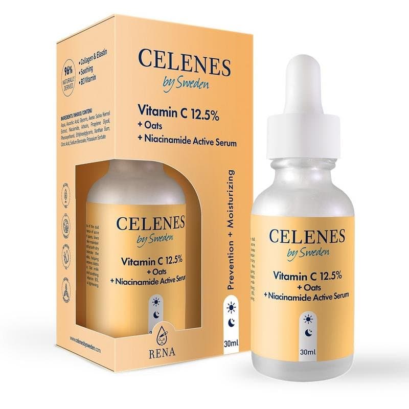Celenes Active serum vitamin C 12,5% + oats + niacinamide 30ml