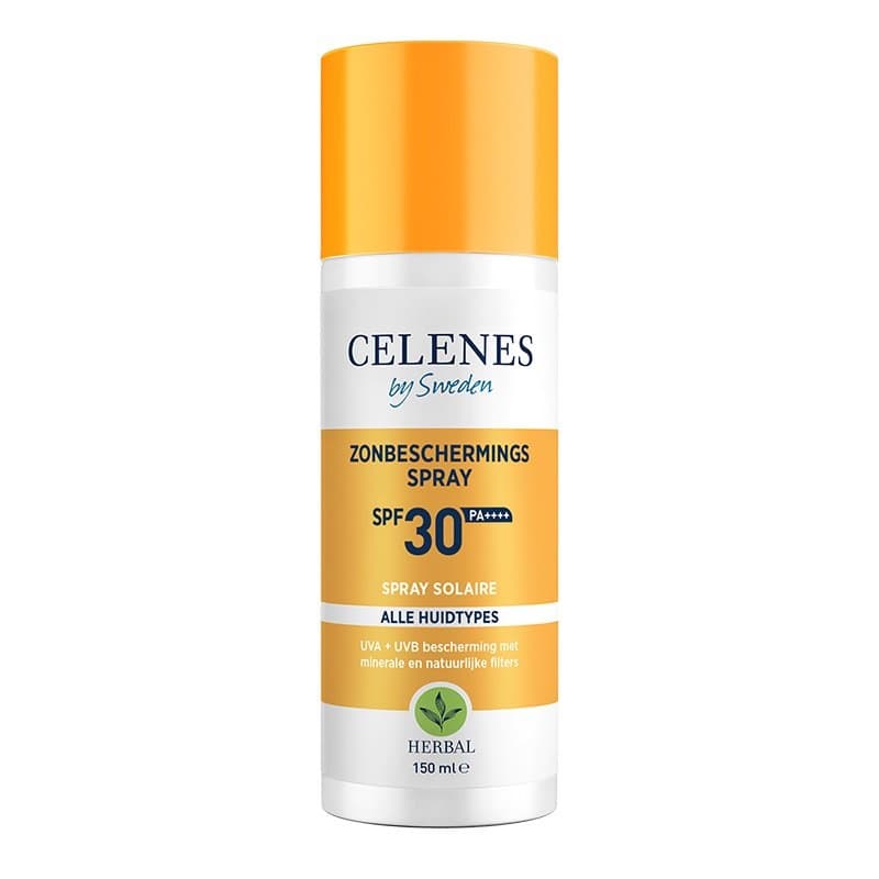Celenes Herbal sunscreen spray lotion all skintypes SPF30+ 150ml