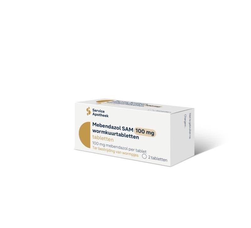 Service Apotheek Mebendazol 100mg 2tb
