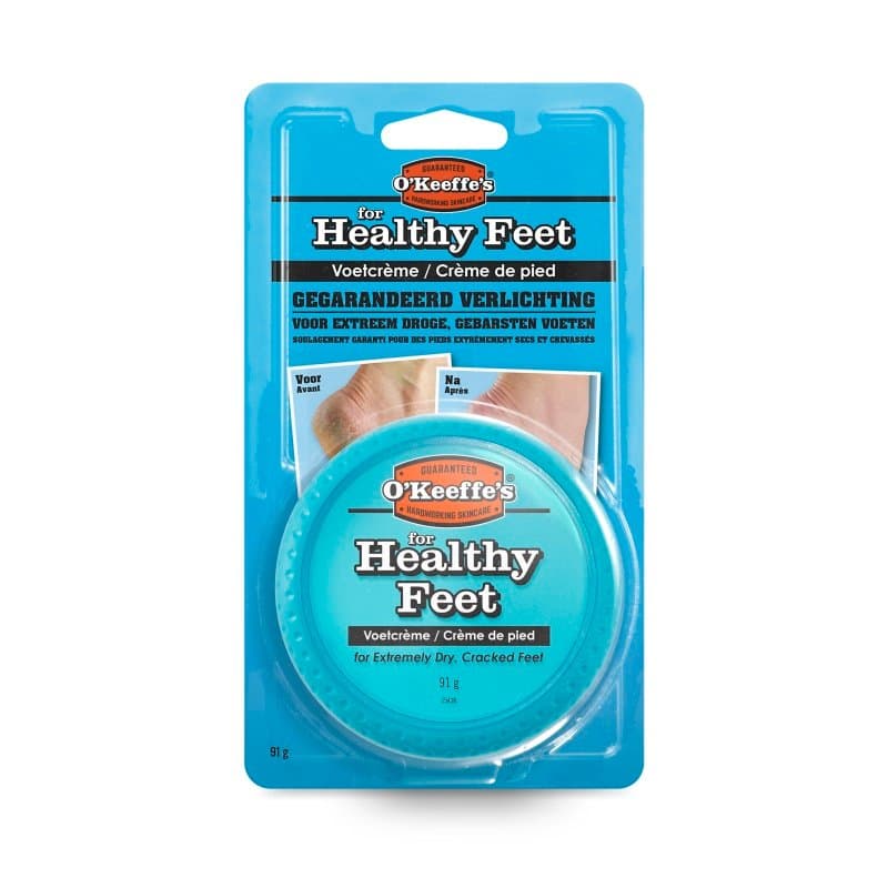 O‘Keeffe‘s Healthy Feet Fußcreme – 91g, Speziell Für Extrem Trockene & Rissige Füße, Packung Mit 2 Tuben